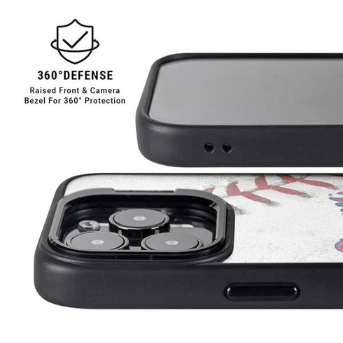 MLB Atlanta Braves Game Ball iPhone 14 Pro Kickstand Case